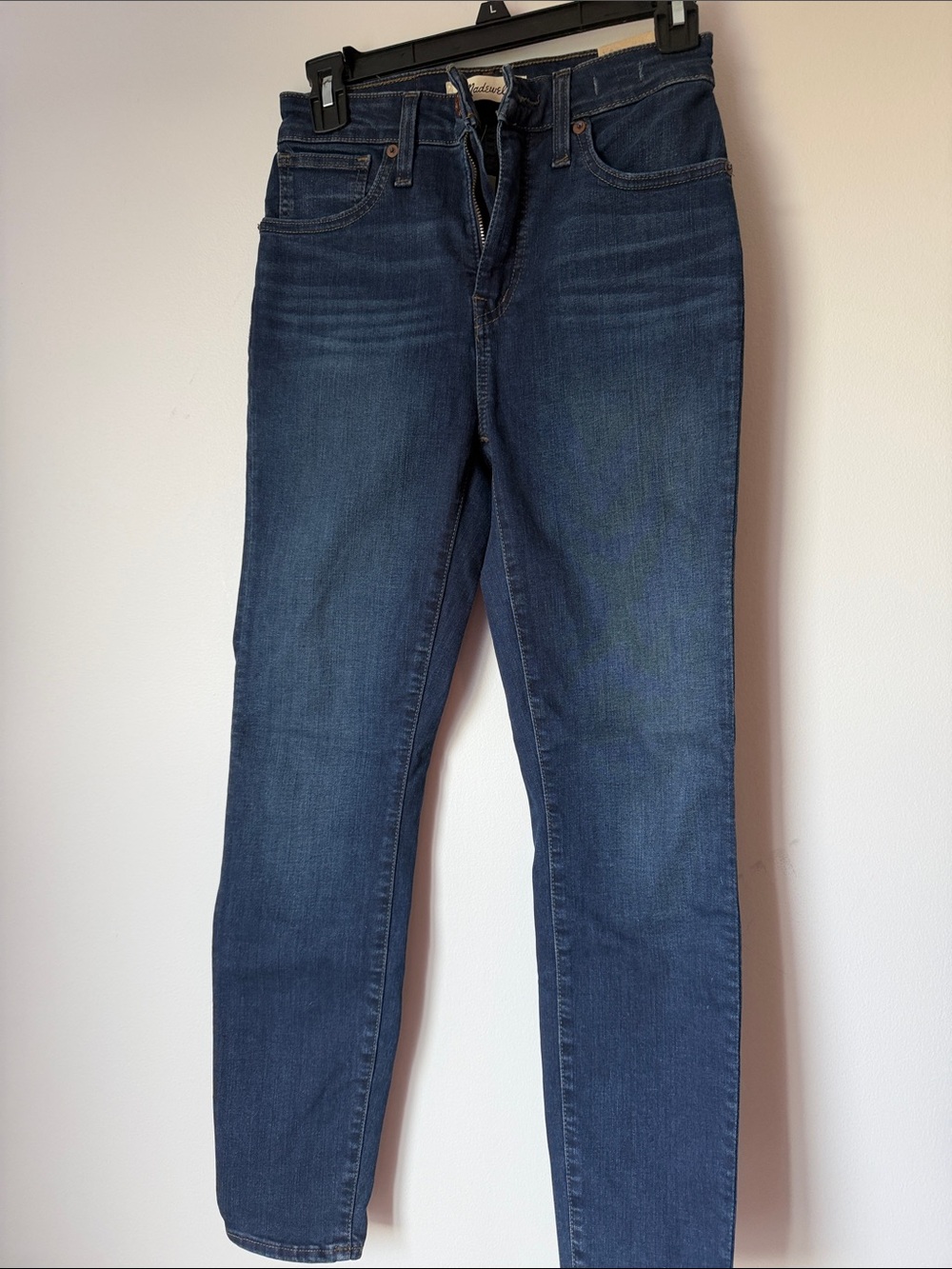 Madewell Skinny Jeans in Deep Indigo Wash curvy high rise skinny nwt